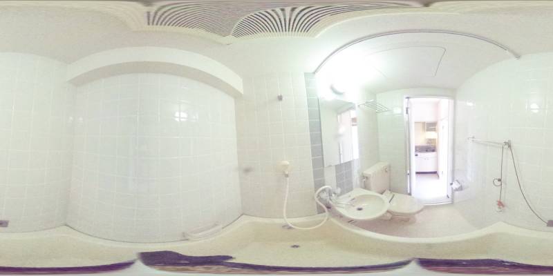パノラマ画像バスルーム