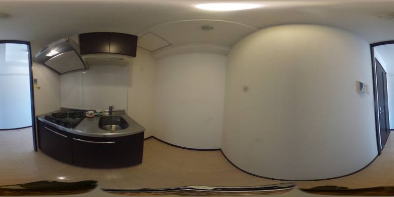 パノラマ画像キッチン