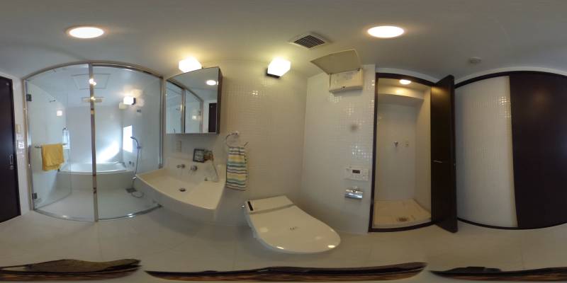 パノラマ画像洗面所