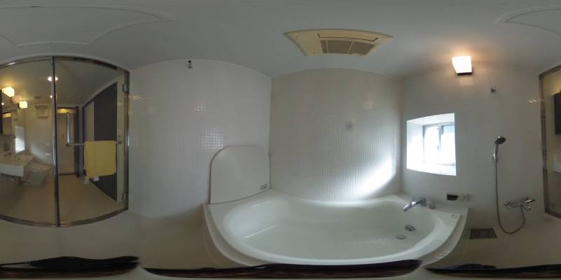 パノラマ画像バスルーム