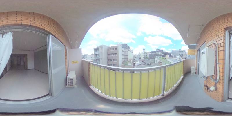 パノラマ画像バルコニー