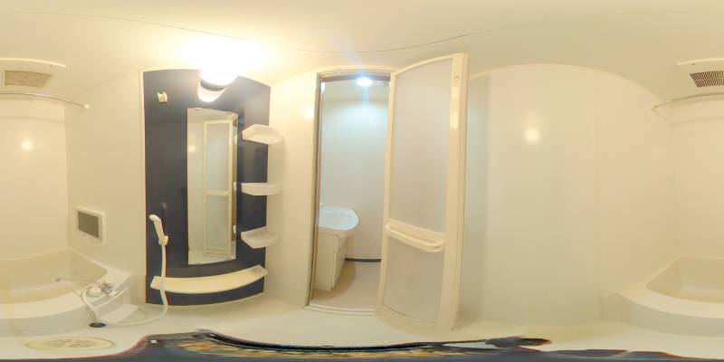 パノラマ画像バスルーム