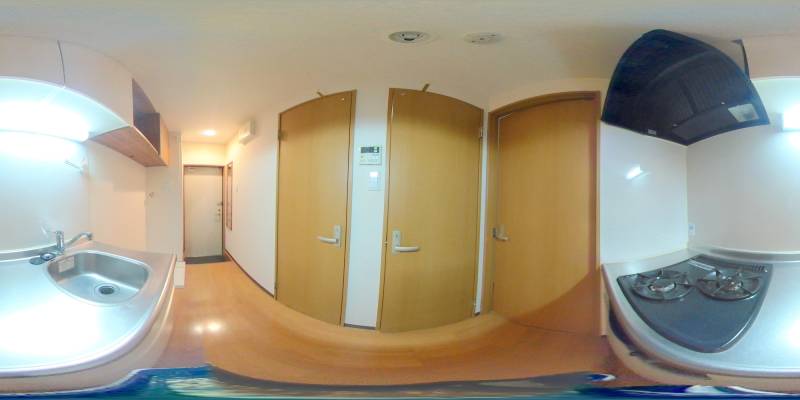 パノラマ画像キッチン