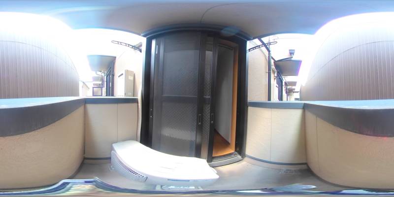 パノラマ画像バルコニー