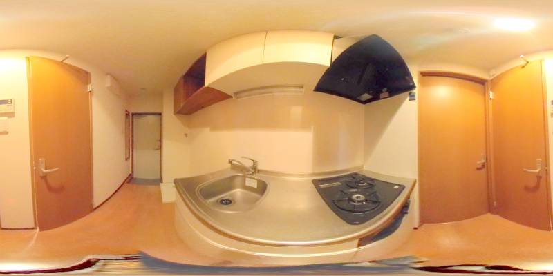 パノラマ画像キッチン