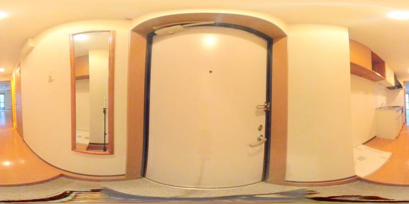 パノラマ画像玄関