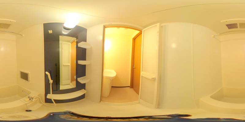 パノラマ画像バスルーム