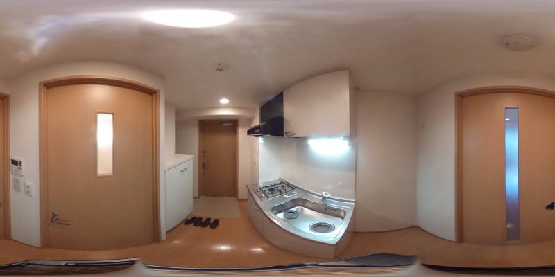 パノラマ画像キッチン