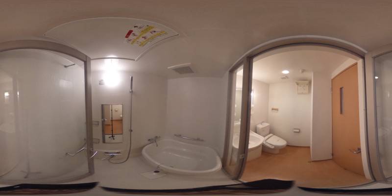 パノラマ画像バスルーム