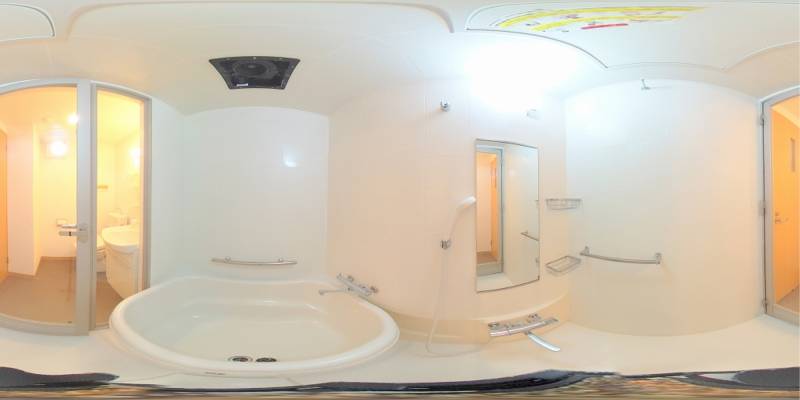 パノラマ画像バスルーム