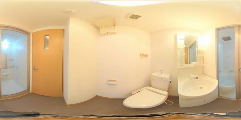 パノラマ画像洗面所