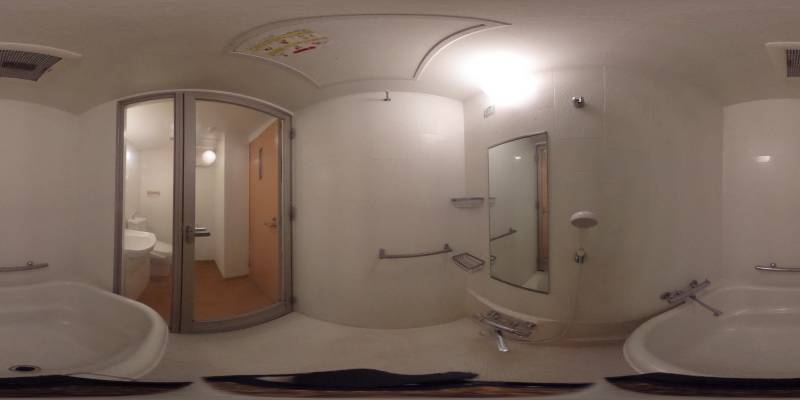 パノラマ画像バスルーム