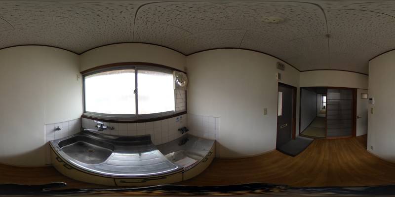 パノラマ画像キッチン