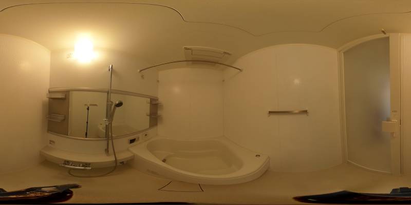 パノラマ画像バスルーム