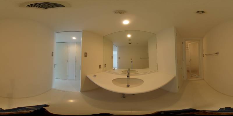 パノラマ画像洗面所