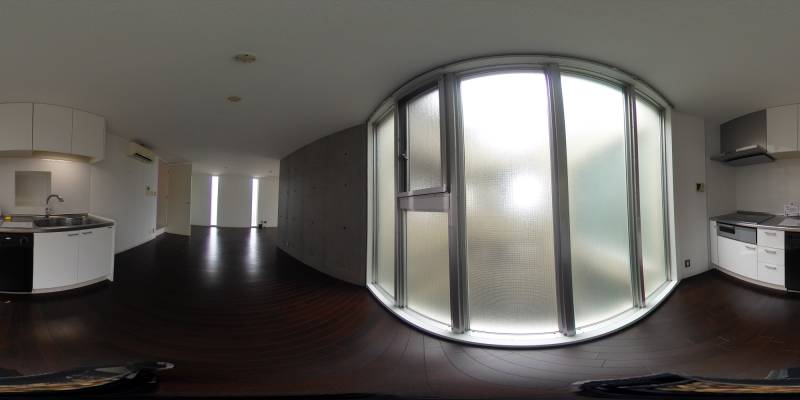 パノラマ画像キッチン