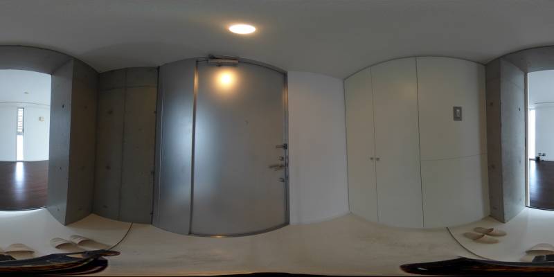 パノラマ画像玄関