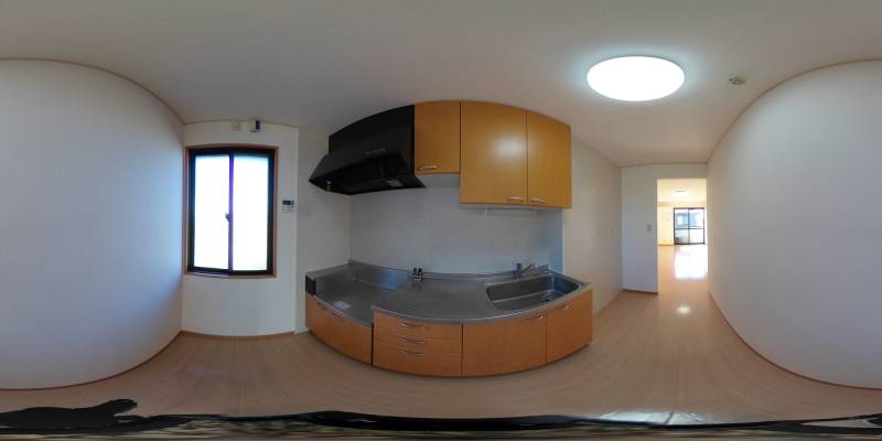 パノラマ画像キッチン