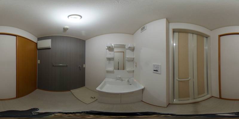 パノラマ画像洗面所