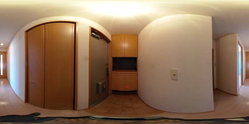 パノラマ画像玄関