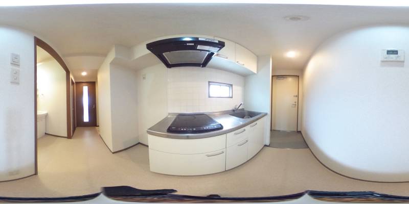 パノラマ画像キッチン