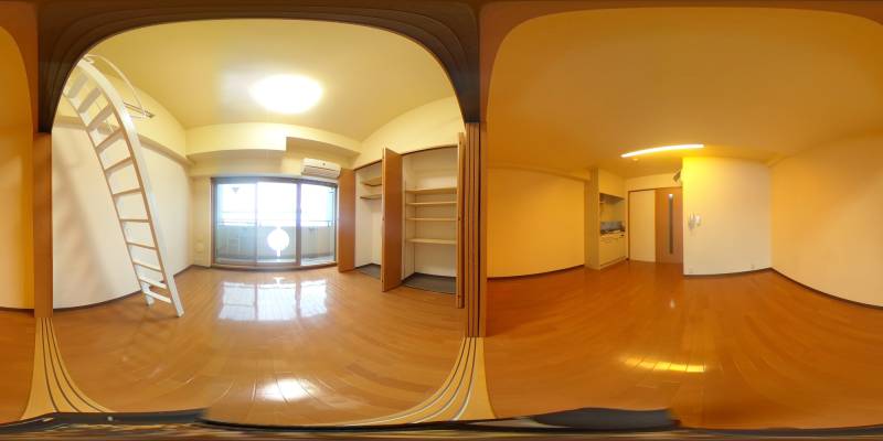 パノラマ画像リビング