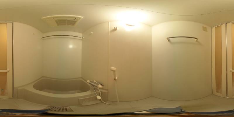 パノラマ画像バスルーム