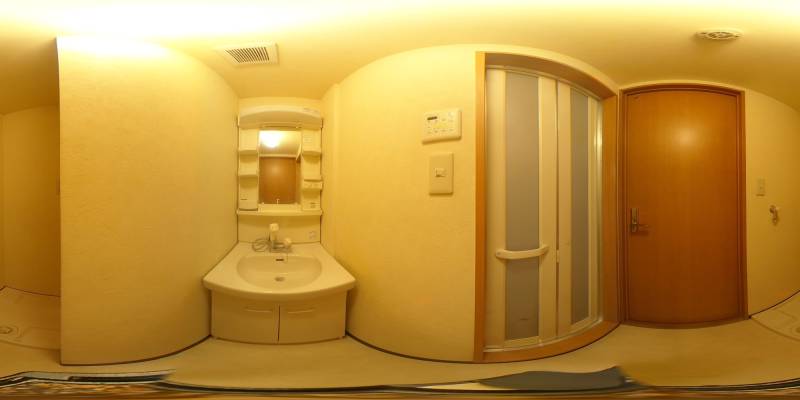 パノラマ画像洗面所