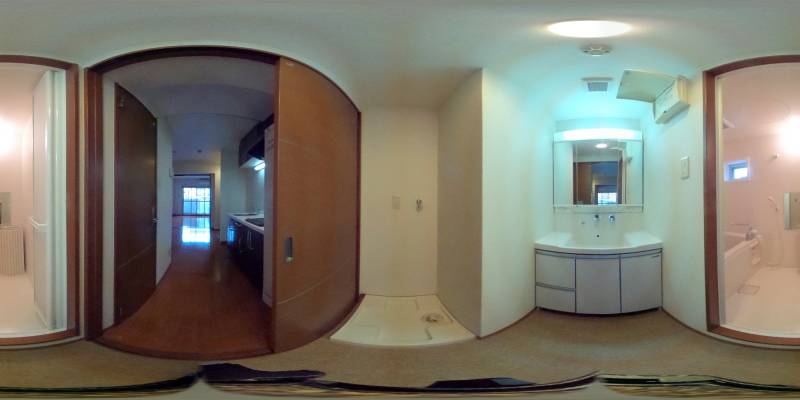 パノラマ画像バスルーム