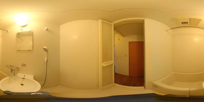 パノラマ画像バスルーム