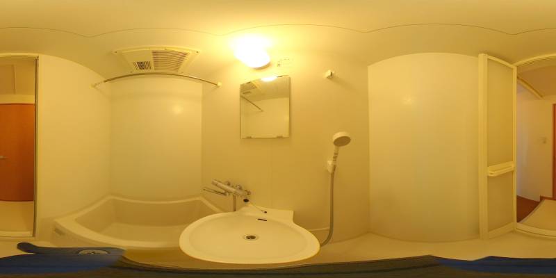 パノラマ画像バスルーム