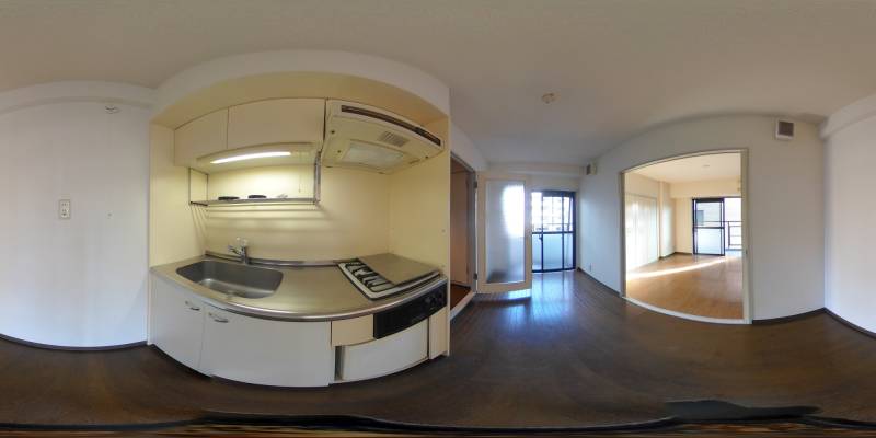 パノラマ画像キッチン