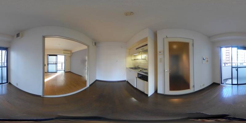 パノラマ画像キッチン