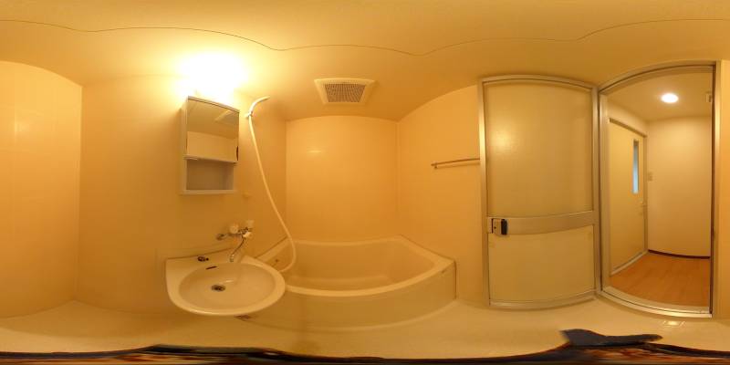 パノラマ画像バスルーム