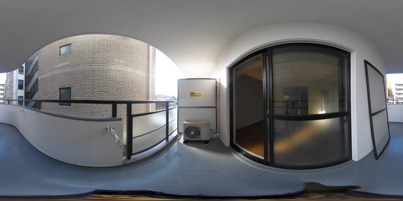 パノラマ画像バルコニー