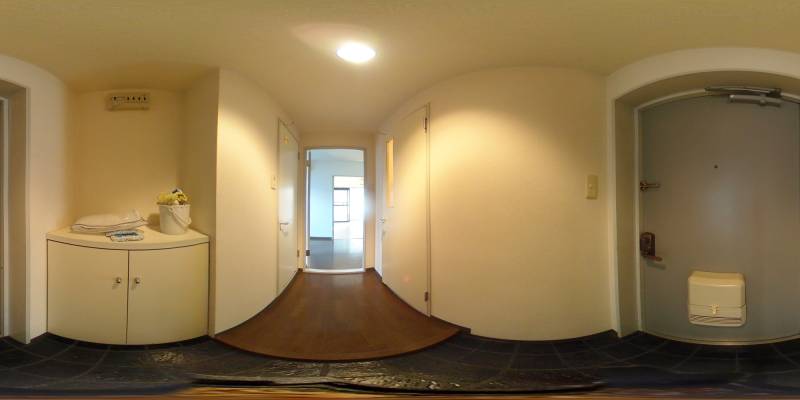 パノラマ画像玄関