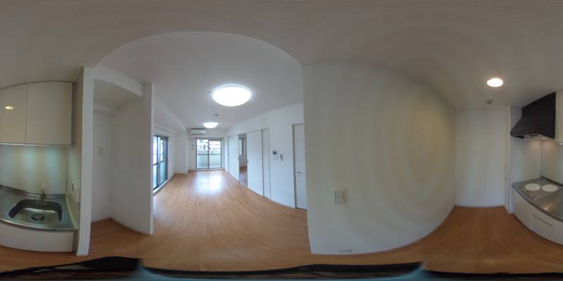 パノラマ画像キッチン