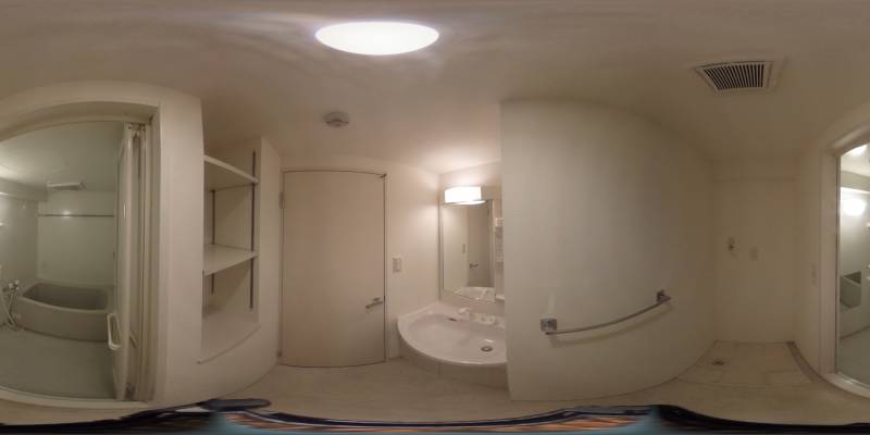 パノラマ画像バスルーム