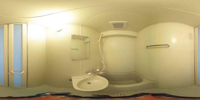 パノラマ画像バスルーム