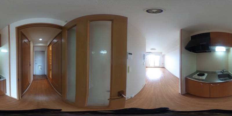 パノラマ画像キッチン