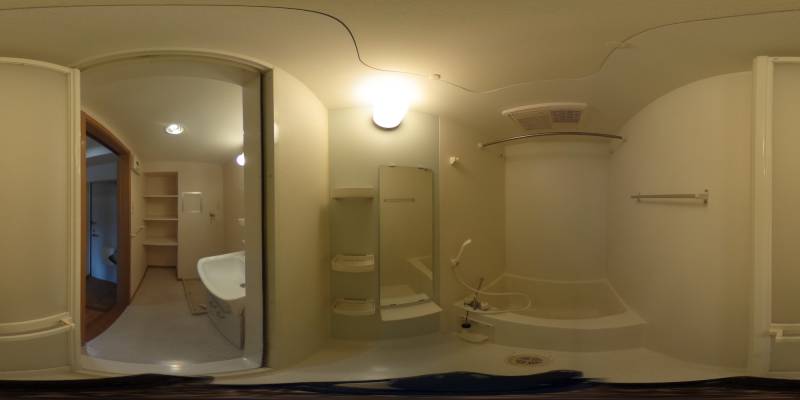 パノラマ画像バスルーム