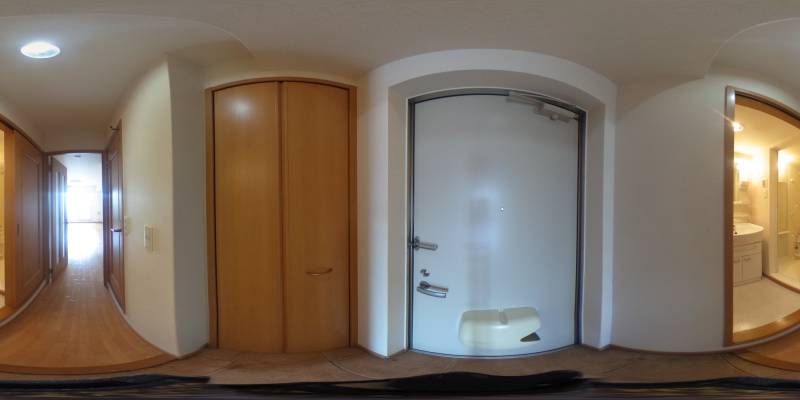 パノラマ画像玄関