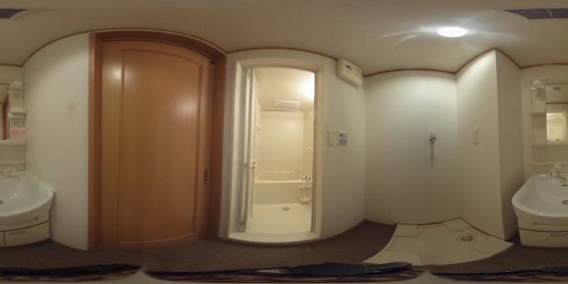 パノラマ画像洗面所