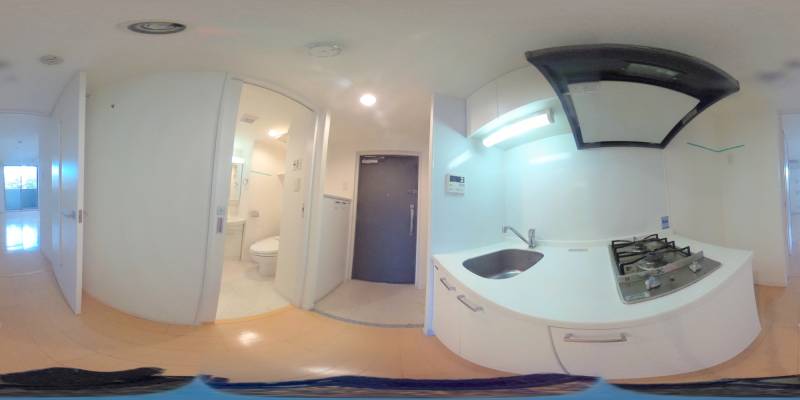 パノラマ画像キッチン