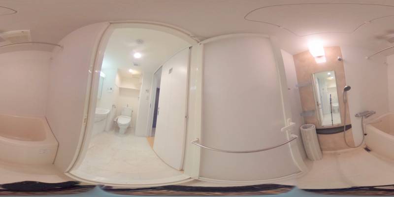 パノラマ画像バスルーム