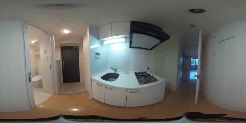 パノラマ画像キッチン