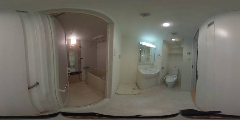 パノラマ画像バスルーム