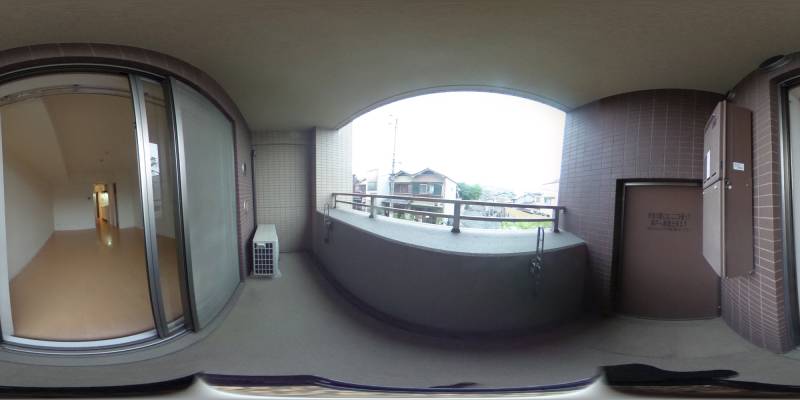 パノラマ画像バルコニー