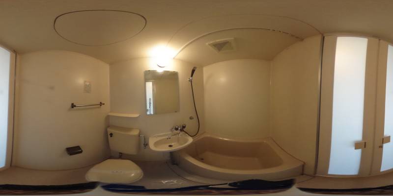 パノラマ画像バスルーム