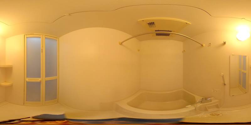 パノラマ画像バスルーム